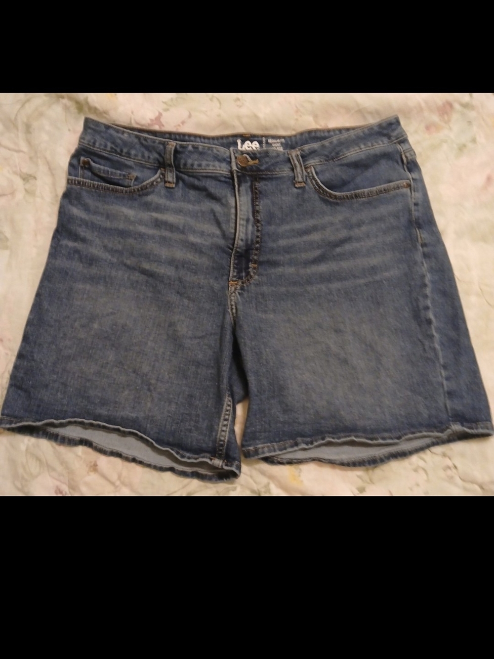 Lee Women's Medium Blue Denim Cutoff Shorts
